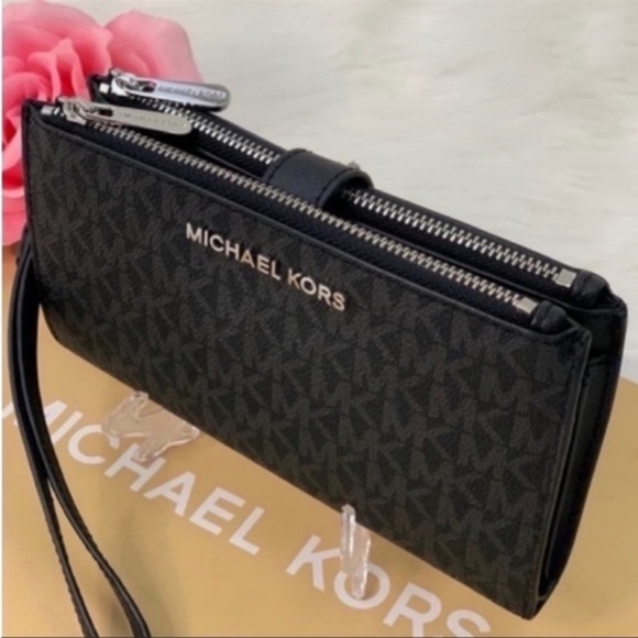 Michael Kors DoubleZip wallet Wristlet - Picture 1 of 8